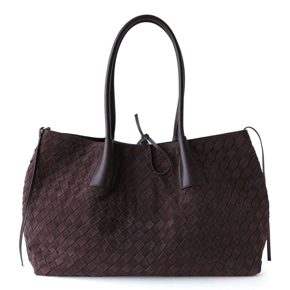 Luxury Shoulder Bags Totes Hobo Niche Light Autumn Winter Handwoven Suede Leather Handbag Large Capacity Commuter Tote Bag SENYY