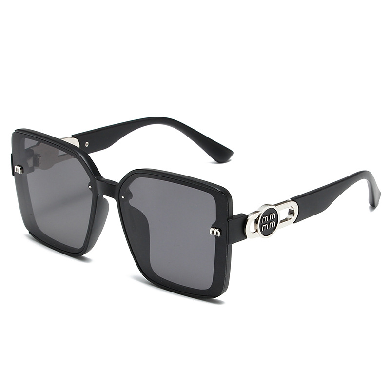Free shipping 2026 New Fashionable Cut Edge Semi-Framed High-Quality Trendy Minimalist Sunglasses Perk plain
