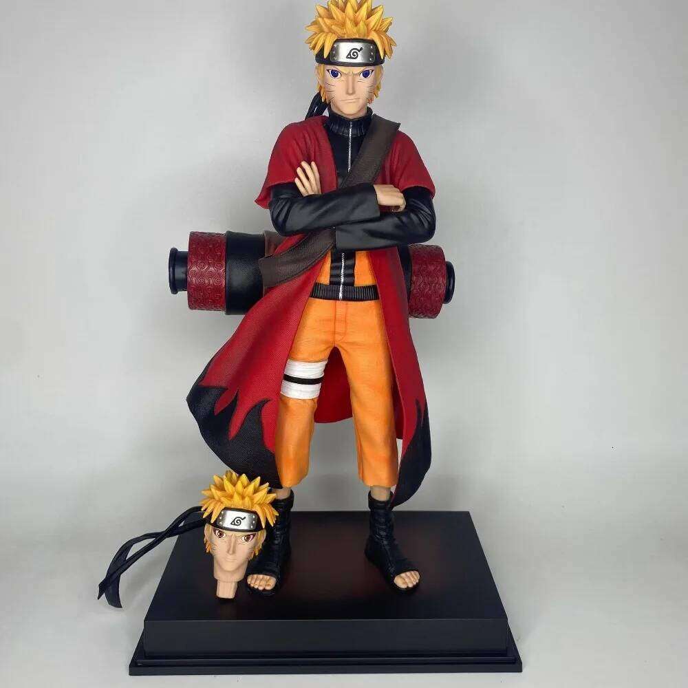 Double Face Naruto GK Action Figures 45cm PVC Static OZ 002 Statue Collectible Display Model Ornament Children Toys Gift C260309