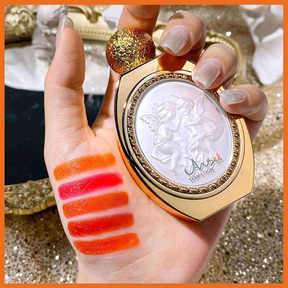 5 Colors in 1 Magic Moisturizing Matte Lazy with Makeup Mirror Long Lasting Lipstick Z260310