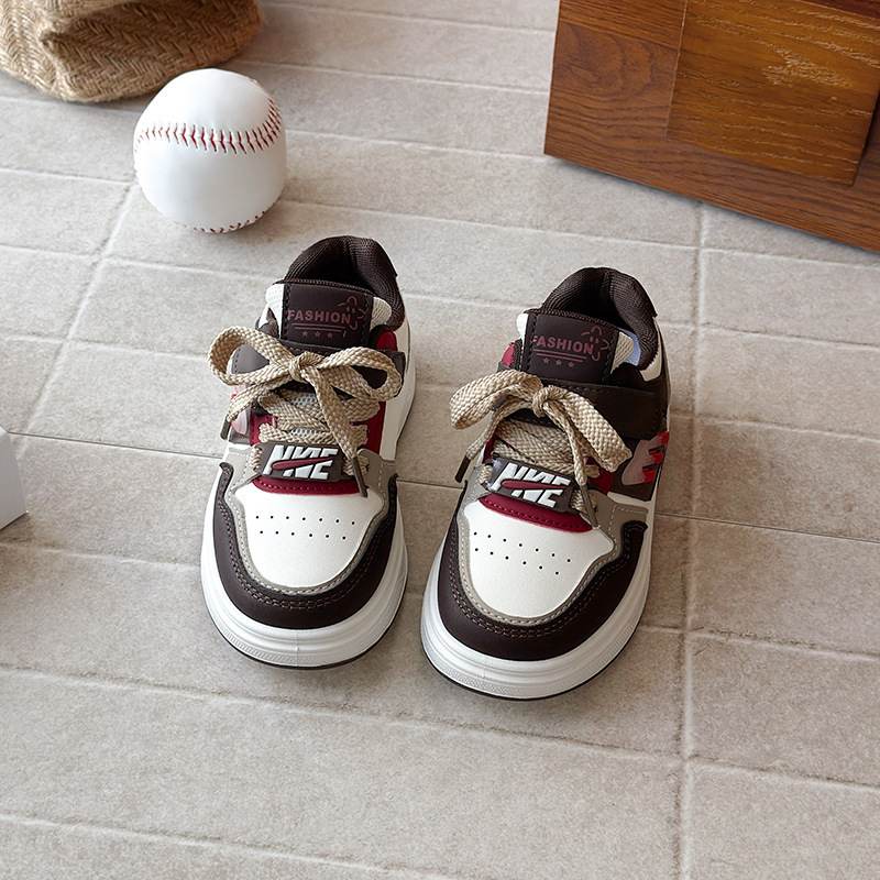 Free shipping Kids Shoes Boy Sneakers Girl Toddler Fashionable children's shoes Black Baby Skateboard Athletic Outdoor Sports Trainers Children y