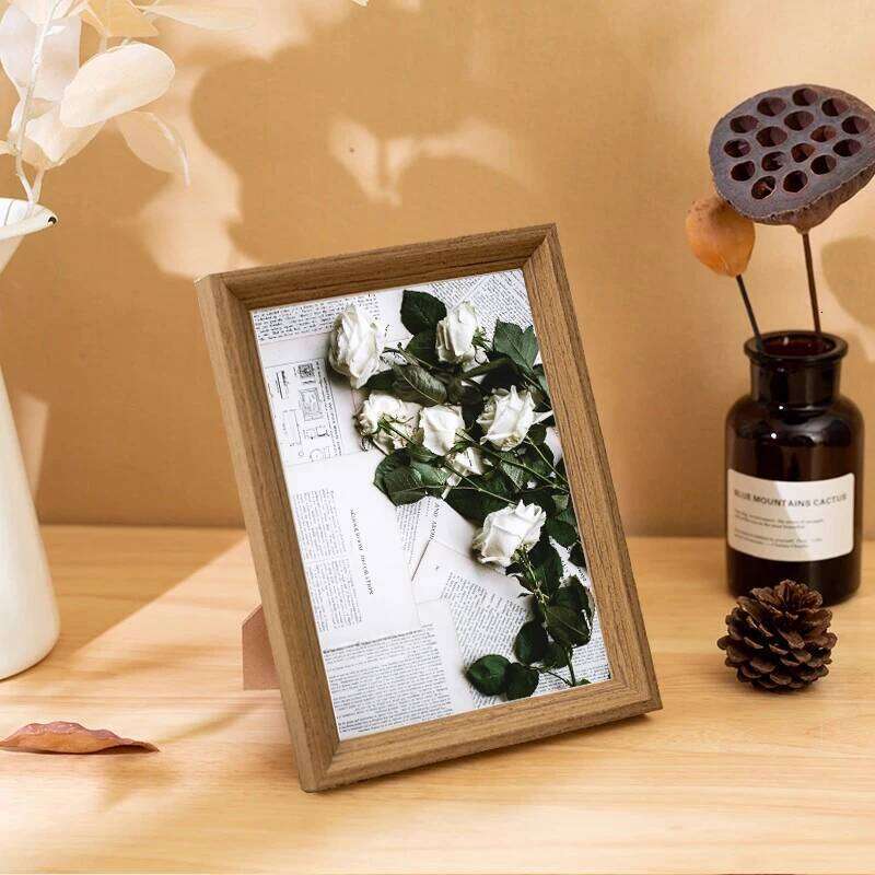 home decor ornaments decorative painting Flowers and leaves photo frame desktop decoration H260310 - view 5
