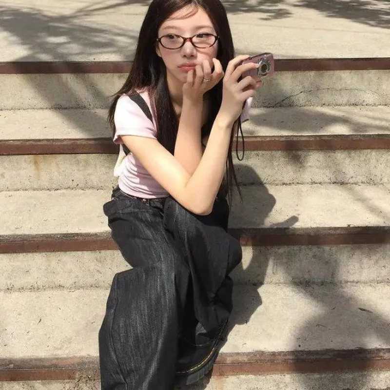 American Vintage Full Length Jeans Sexy Women Zipper Slim Denim Retro Elegant Japanese High Waist Autumn Lady Trousers M260310