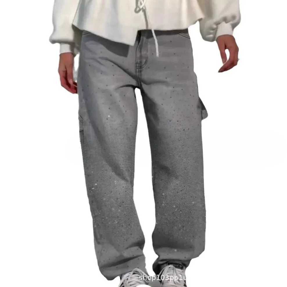 Jeans Straight Pants Women Denims High Waist Washed Pockets Female Vintage Ankle Length Trousers Streetwear 2026 M260310