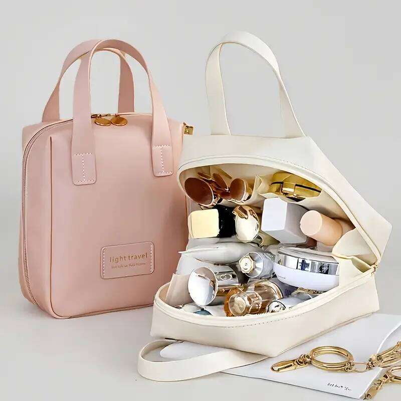 Portable Travel Makeup with Large Capacity High-End Cosmetic Organizer Stylish Toiletry Storage Bag for Cosmetics XJ260310