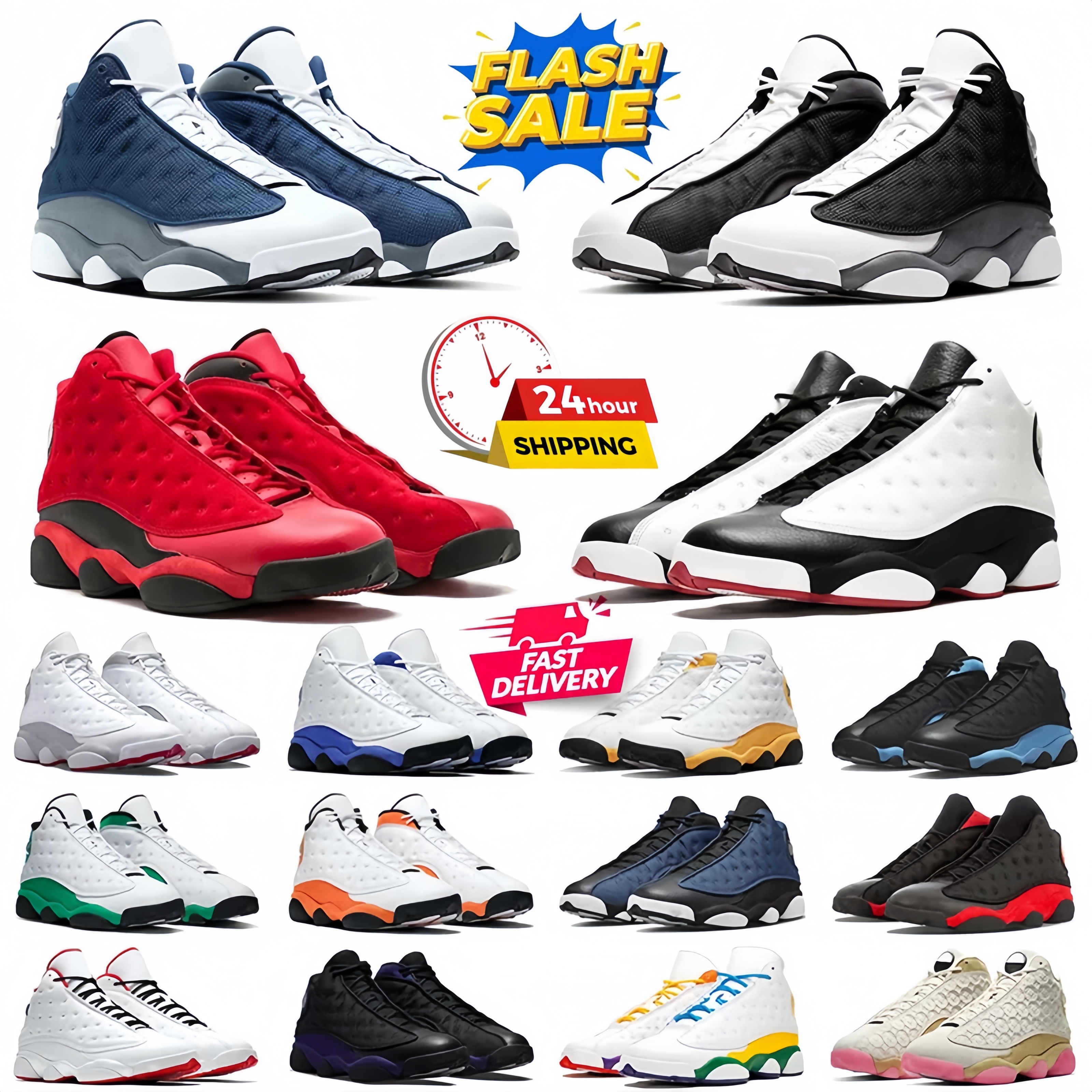 Designer Men Midnight Navy 13s Basketball Shoes Reverse He Got Game Wheat University Blue Wolf Grey Black Flint Playoffs Lucky Green Sneakers for Womens