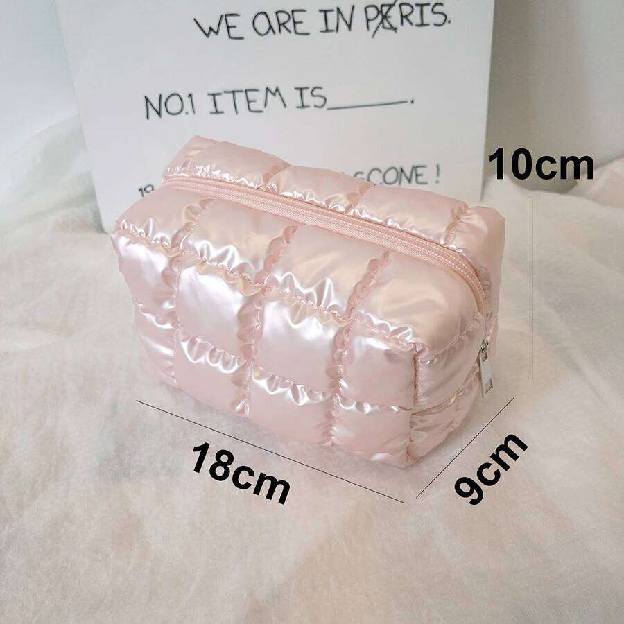 Simple Ins Style down Travel Cosmetic Women's Portable Handheld Large Capacity High-End Sensation Toiletry Storage Bag XJ260310