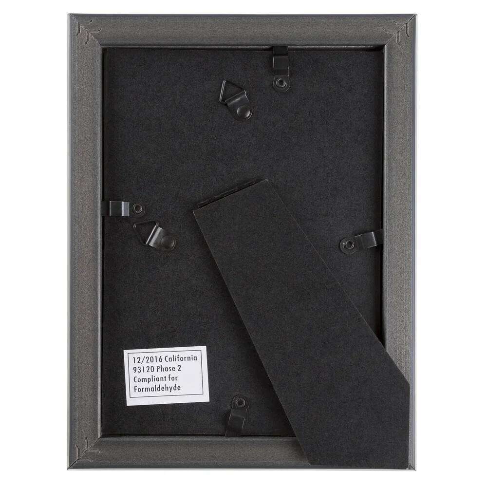 Set of 6 Black Picture Frames 5x7 Easy Hanging or Standing Gallery Frame Photos Artwork Documents Home Office Decor H260310 - view 4