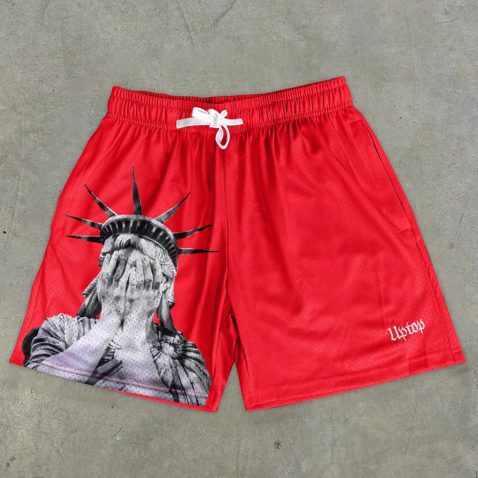 Summer Hot Selling 3D Printed Flame Printed Shorts Quick Drying Sweat Absorbing Sports Shorts 2025 New Fashionable Motorcycle N260310