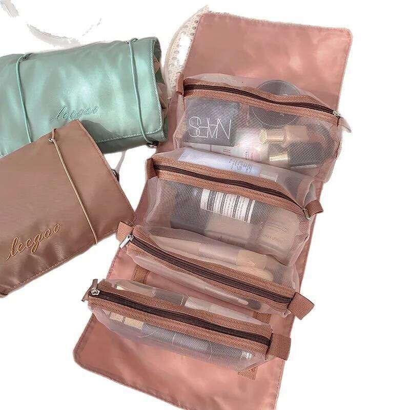 Pc 4 in 1 multifunctional travel detachable portable large capacity foldable makeup storage and toiletry bag XJ260310