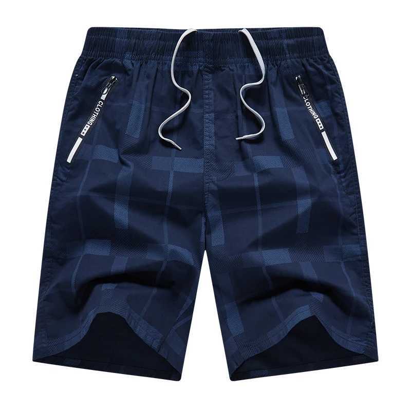 Quality Fashion Print Shorts Men Hawaii Beach Casual Shorts Outdoor Sports Elastic Waist 6XL Oversize Red Baggy Half Pants N260310