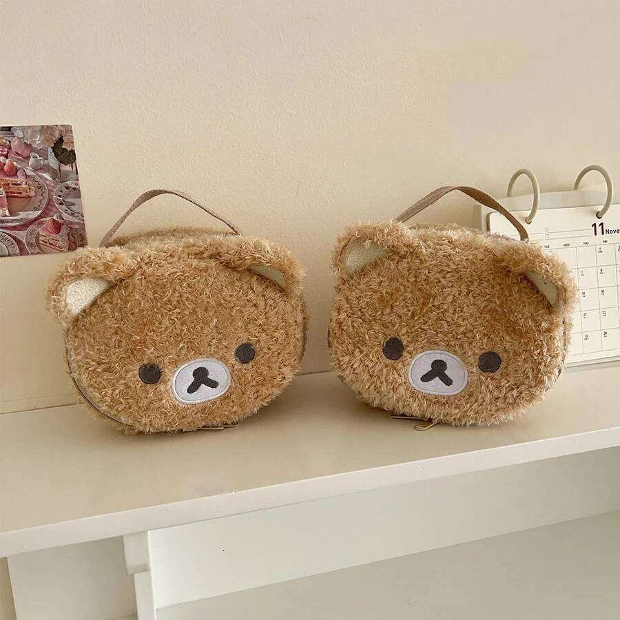 Cute cartoon bear cosmetic female large-capacity portable travel handheld wash storage bag XJ260310
