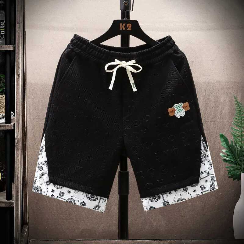 Top selling mens high-quality trendy printed shorts for spring and summer 2025 five quarter shorts casual shorts N260310