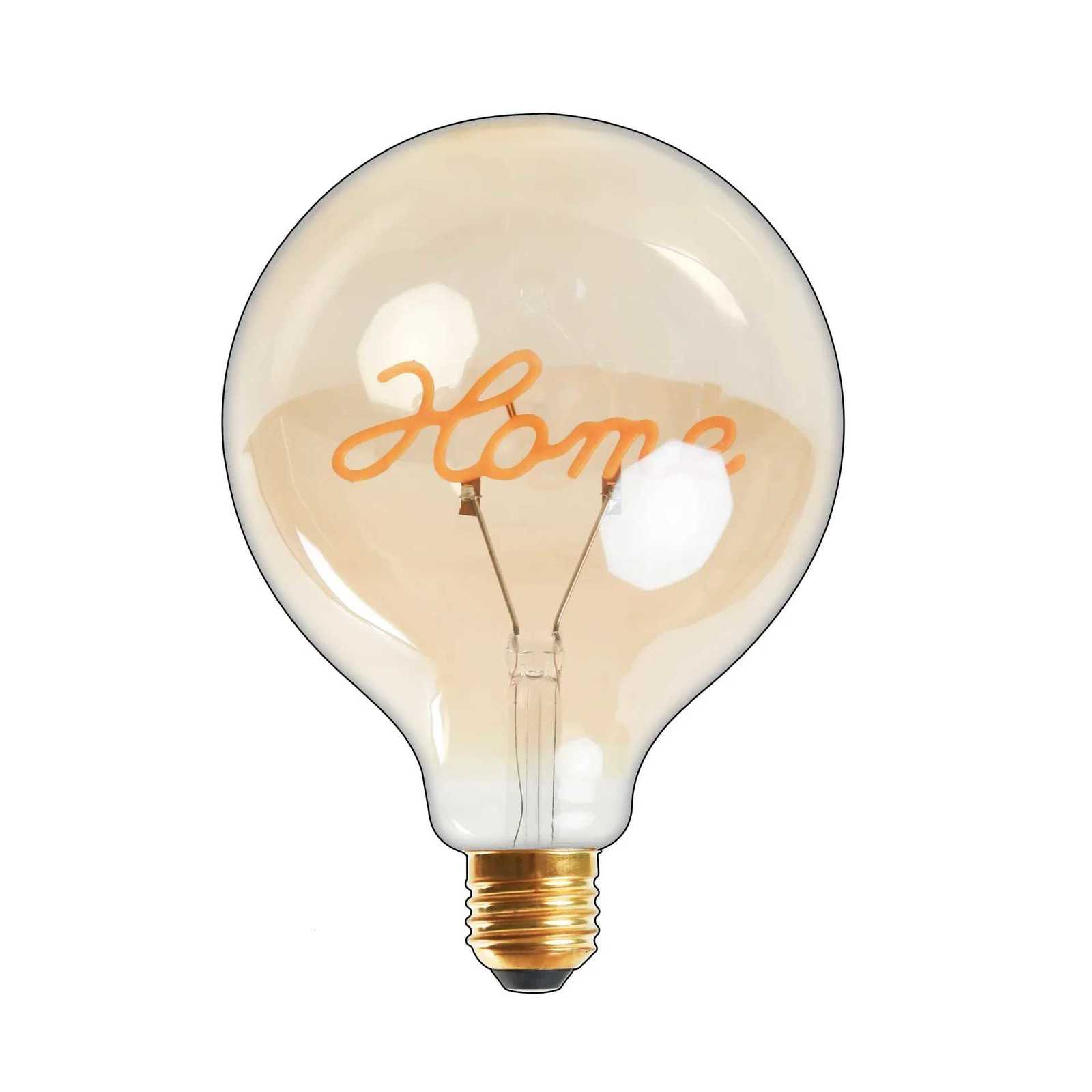 LED COB G125 4W 220V 110V Dimmable Warm white Edison Bulb E27 Ambient alphabet Filament Light Bedroom Energy Saving Super Bright H260310