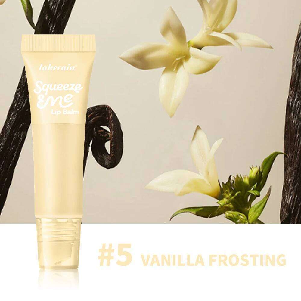 Long Lasting Moisturizing Lip Balm with Hyaluronic Acid Sheer Strawberry Flavor Squeeze Tube Plumping Gloss Hydration Z260310