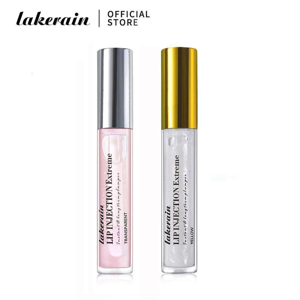 Lakerain 4ml Care Serum Plumper Increase Elasticity Reduce Fine Lines Moisturizing Clear Lip Gloss Oil Z260310