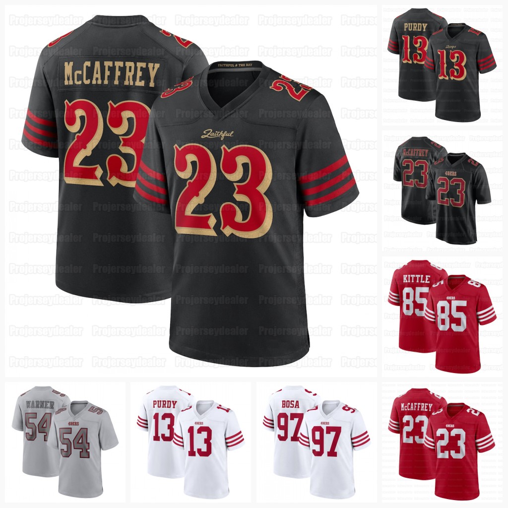 Mike Evans San FransiscoCity SF 49erss 2026 Jerseys Christian McCaffrey Brock Purdy George Kittle Fred Warner Nick Bosa Pearsall Jennings Robinson Jr Montana