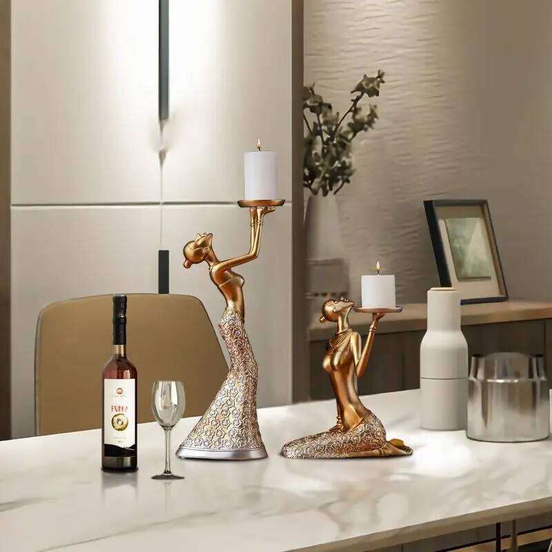 Modern Candle Holders Wedding Candlestick Ornament Nordic Romantic Dinner Accessories Creative Table Home Decoration H260310