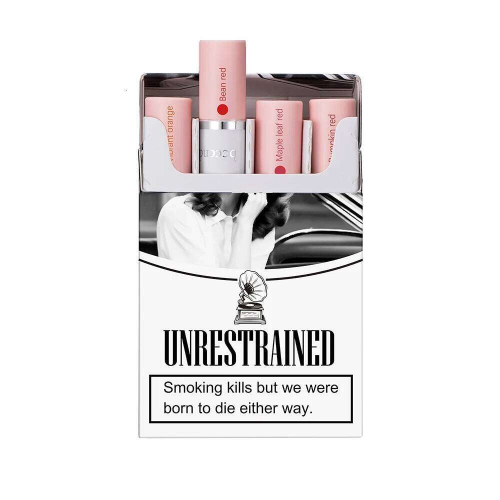 Colors Gloss Set Velvet Matte Waterproof Long-lasting Lip Non-Stick Cup Cigarette Lipstick Makeup For Women Z260310