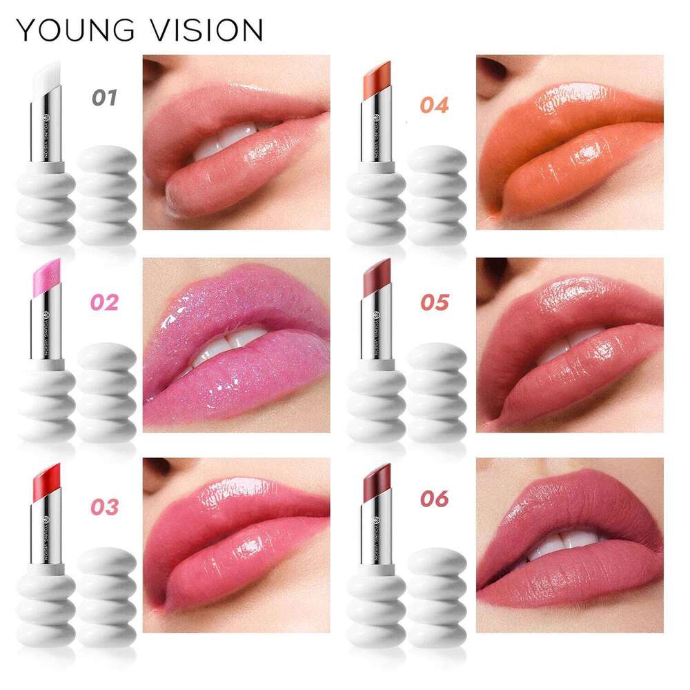 5 Nourishing Light Lipstick Long Lasting Colors Easy to Apply Lip Moisturizing balm lip care Z260310