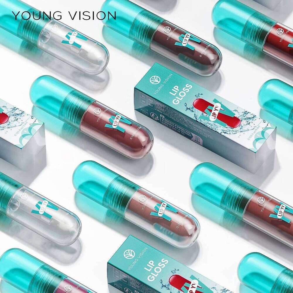 YOUNG VISION 6-Color Avocado Nourishing Glaze: Long-lasting, Vibrant Color, Lightweight and Non-Sticky Lip Gloss. Z260310