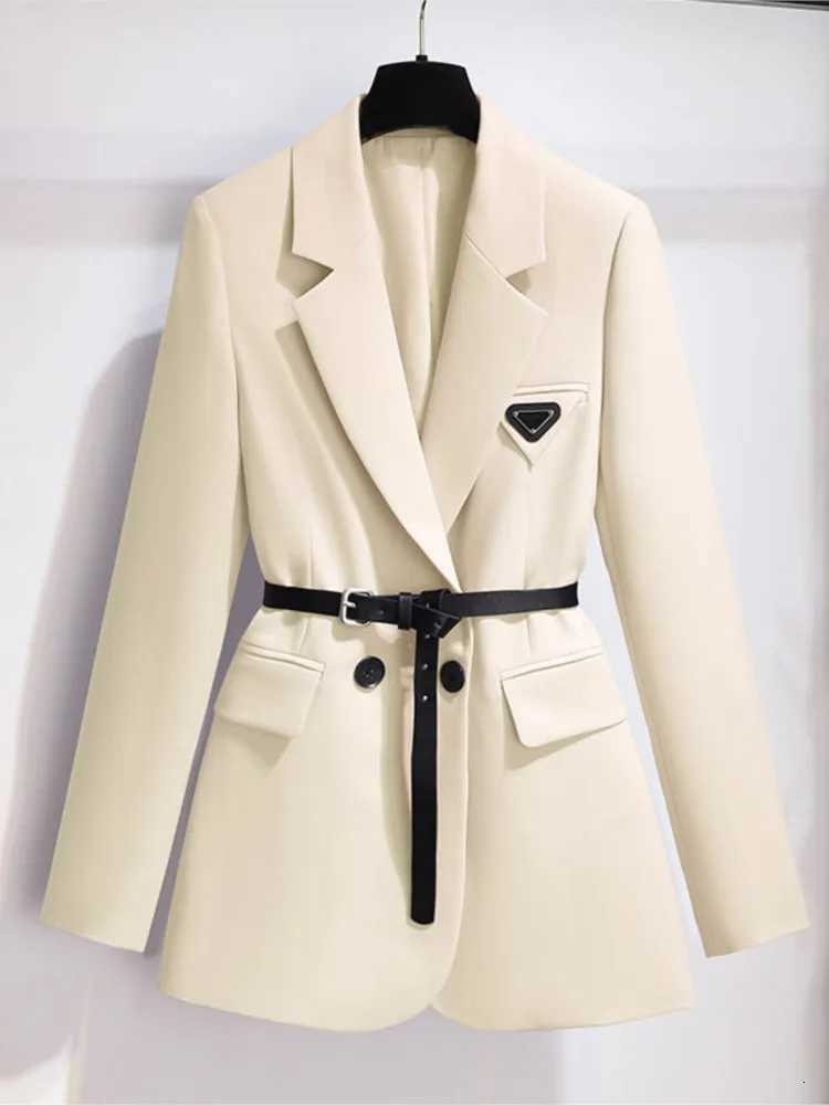 Suit Jacket Womens 2025 New Spring Autumn Fashion New Korean Version Loose Casual All-match Suit TopT260310