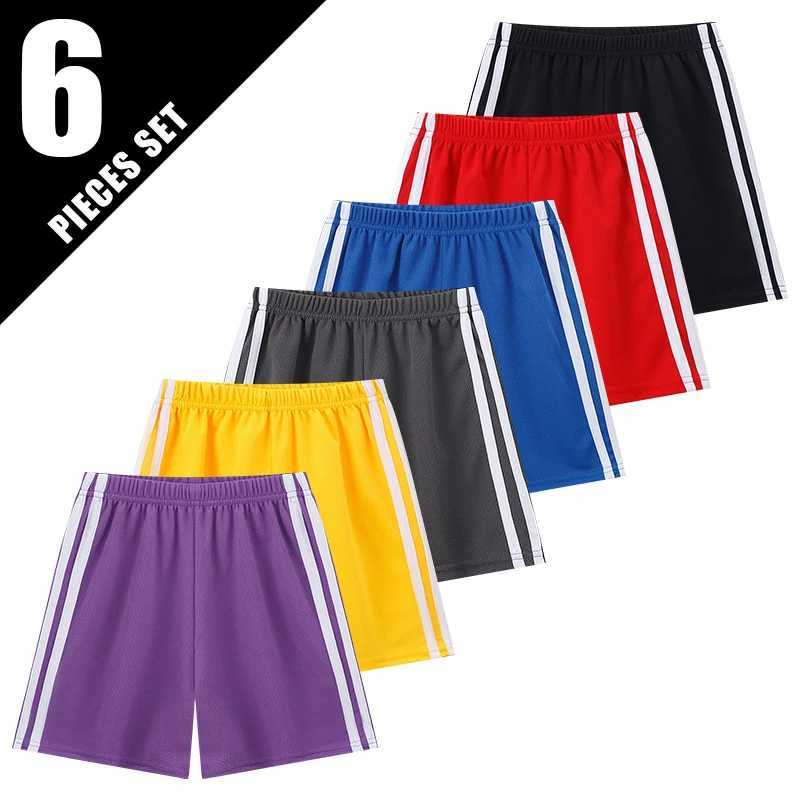 1/3/6 Pcs Summer Childrens Quick-drying Color Shorts Boys Leisure Sports 5 Pants Girls Joker Fashion Beach Pants Running Pants N260310