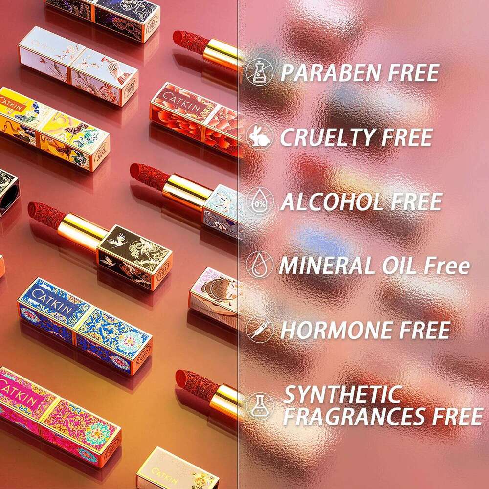 CATKIN Eternal Love Rouge Lipstick 3.6g 10 colors Apricot Orang Wedding Red Gorgeous Peach Smooth Soft Texture Protects Lip Skin Z260310