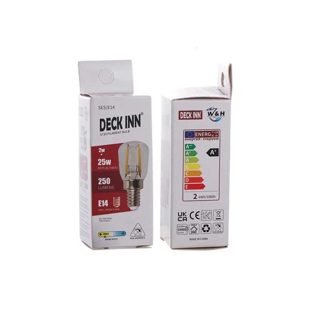 2pcs E14 Salt Lamp Bulb Vintage 15W Incandescent Bulbs Clear Glass High Temperature Resistant Salt Crystal Lamp Refrigerator H260310