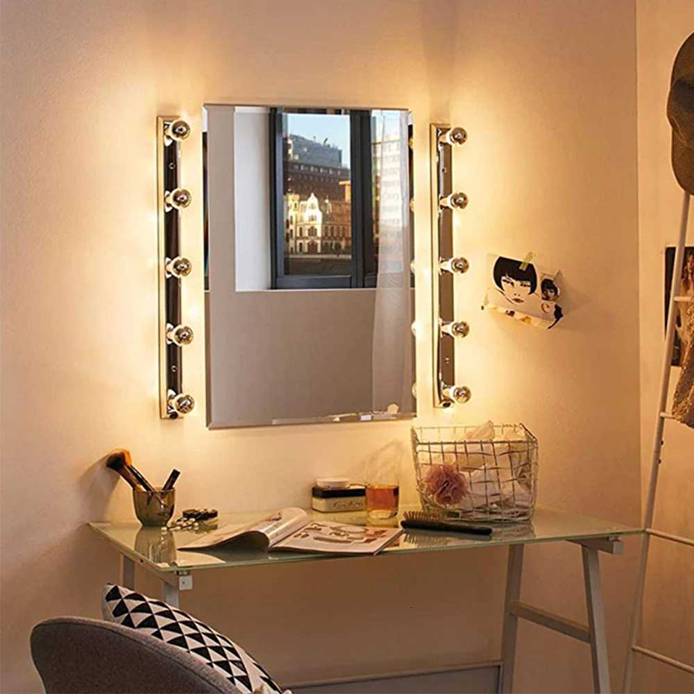 6pcs Retro Edison Bulbs Mirror Bulb G45 E12 E14 E26 E27 Top Silver bowl Dripped Filaments Led Bulb Decorative Lighting For Home H260310