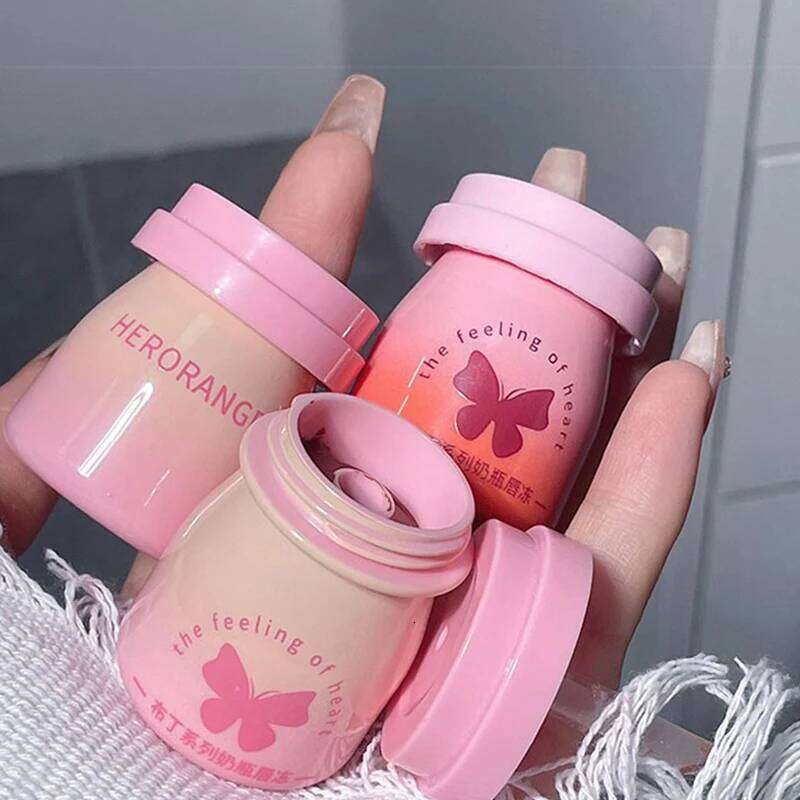 Milk Bottle Water Gloss Mirror Face Lip Frozen Through Not Easy to Stain Cup Women's Lipstick Z260310