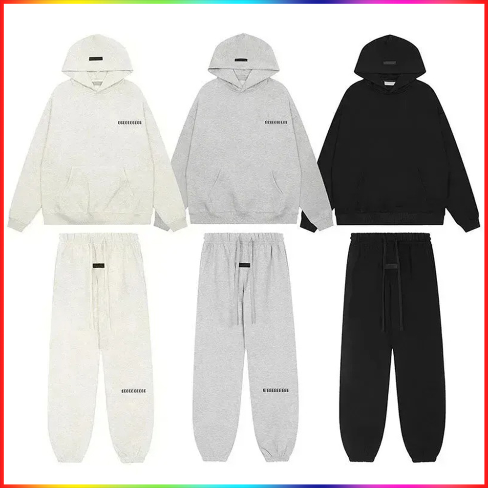 5A mens designer hoodie Winter Fashion Hoody 3D Silicon Reflective Letter Breathable Skateboards tracksuit Luxury Couples Casual Hip Hop Oversize Loose Set