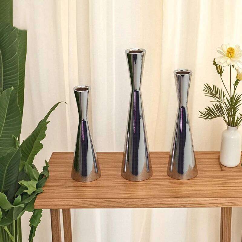 Golden Candlestick, Romantic Art Candle Holder For Dining Tables, Christmas Festival Home Decoration Wedding Photography Props H260310