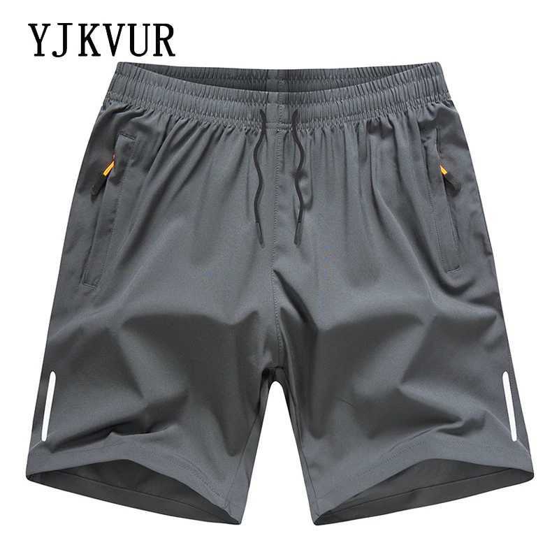 YJKVUR Mens Athletic Performance Gym Workout Shorts With Pockets 2024 New Summer Training Running Jogger With Big Size M-8XL N260310