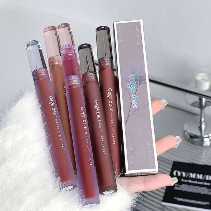 Light nude Mist Velvet Lip Glaze Makeup Affordable Student lipstick Spring Summer lip glaze Z260310