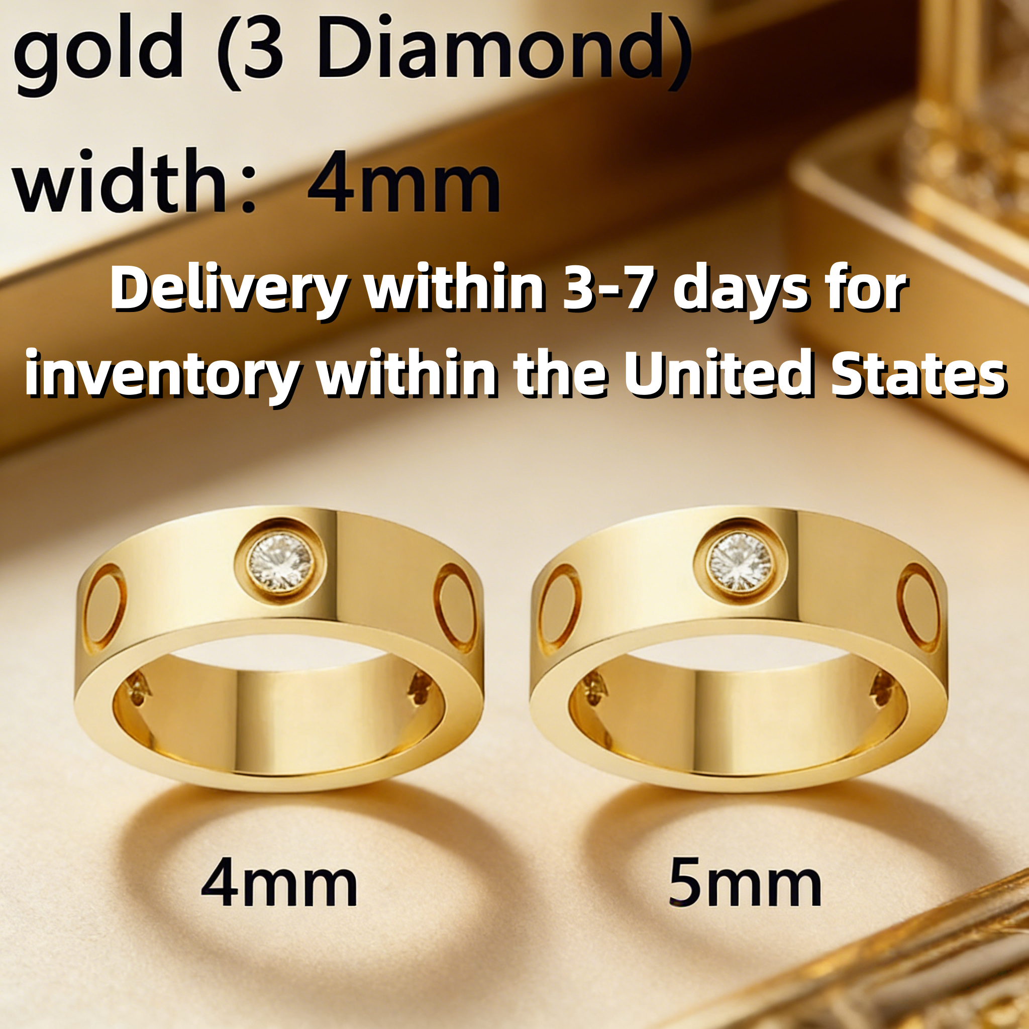 fashion selection ring designer ring womens couple ring luxury designer jewelry jewlery women 7mm 5mm 6mm