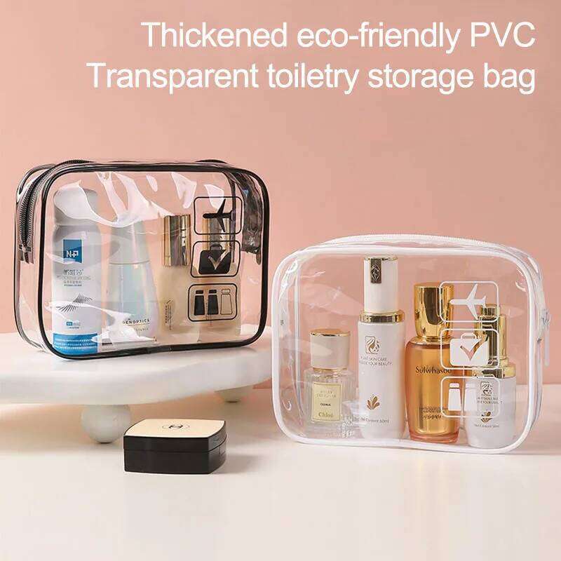 Cosmetic Woman Travel Organizer for Women's Bag Toiletry Kit Women Makeup Transparent Pouch HZB09 XJ260310