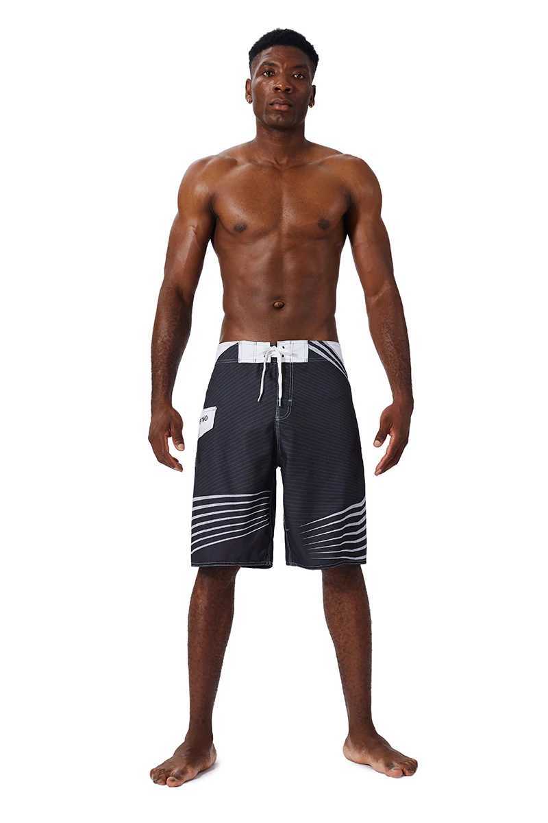 New Summer MenS Board Casual Drawstring Pockets Shorts Beach Brand Short Surfing Bermudas Male Boardshorts Quick Dry For Sports N260310