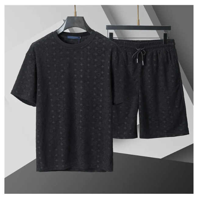 26ss Mens Beach luxury Designer Tracksuits Summer Suits T Shirt Seaside Holiday Shirts Shorts Sets Man Women Luxury Set Outfits Sportswears