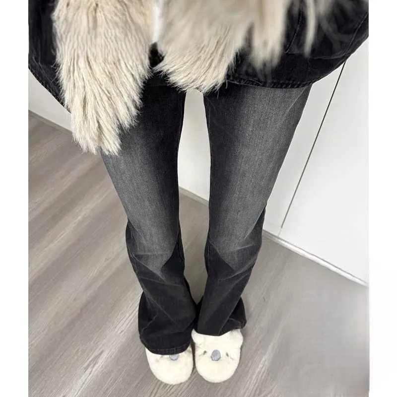 Bootcut Jeans Blue Women Distred Straight Legged Work Millennium Girl Colour Tailored Rip Cloth Lace Lenth Adjustable Seven Half M260310