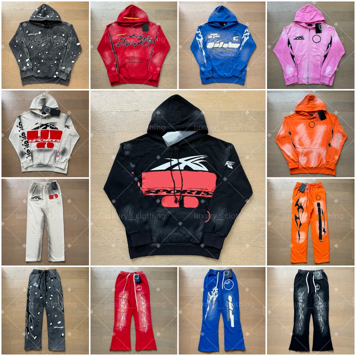 Fashion Mens luxury Designer Hoodies Cotton men hoodies pullover High quality Blue Yoga Hoodios printing long sleeve Street Y2k hip-hop Clothing size S-XL