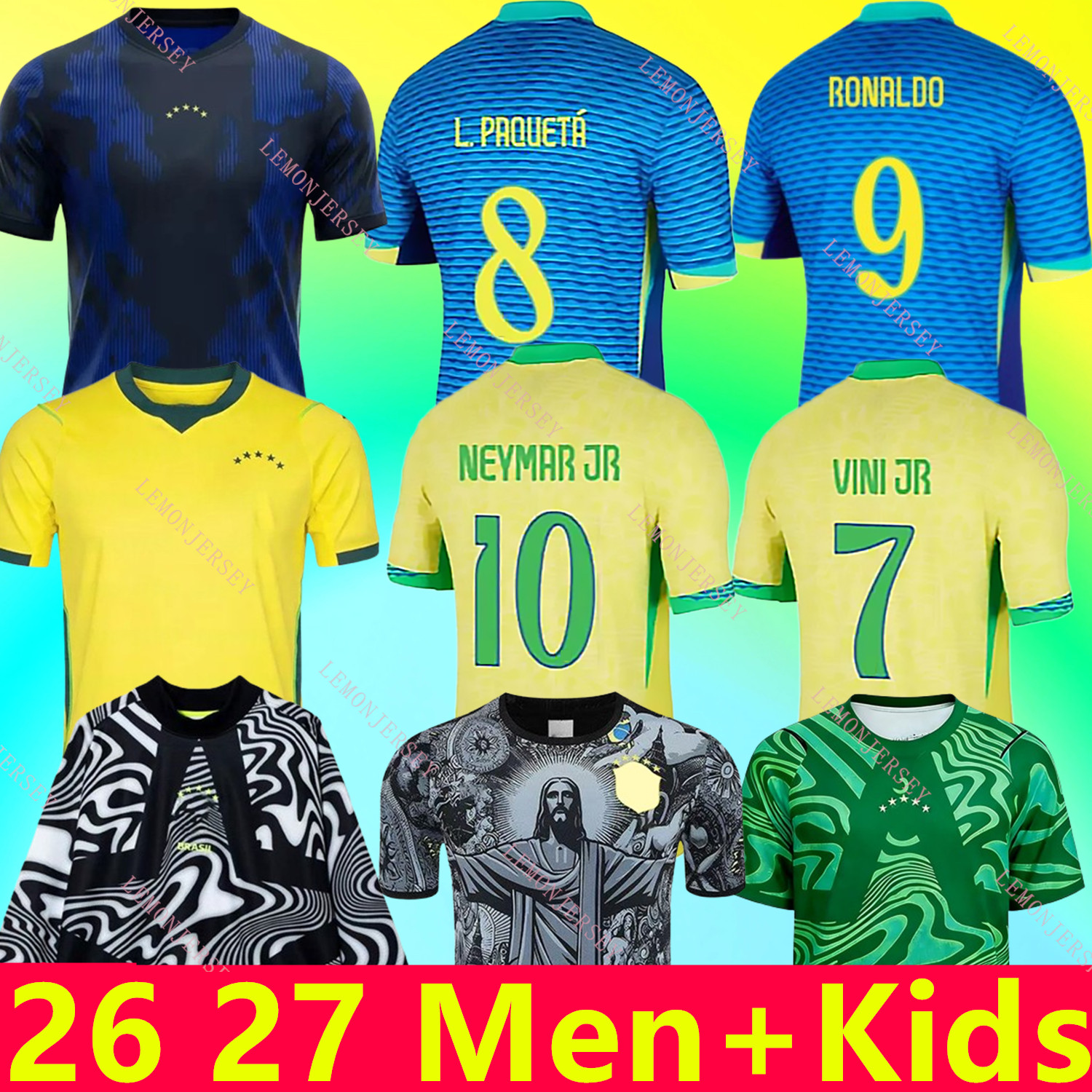 ENDRICK world cup 2026 CASEMIRO RODRYGO BrAZiLs soccer jerseys Camiseta RAPHINHA PAQUETA VINI JR Brasil 26 27 football shirt men kids uniform 2026 2027 BRUNO G. NEYMAR