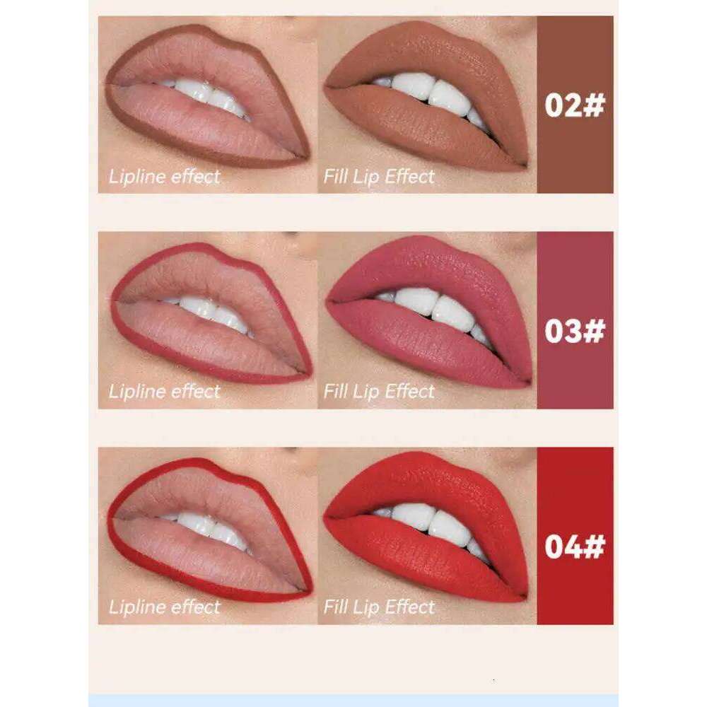 MLSMILE Non-stick Cup Dye Long-lasting Easy To Apply Matte Lip Liner Marker Pen Lipstick Water 4 Pcs Set 2025 New Z260310