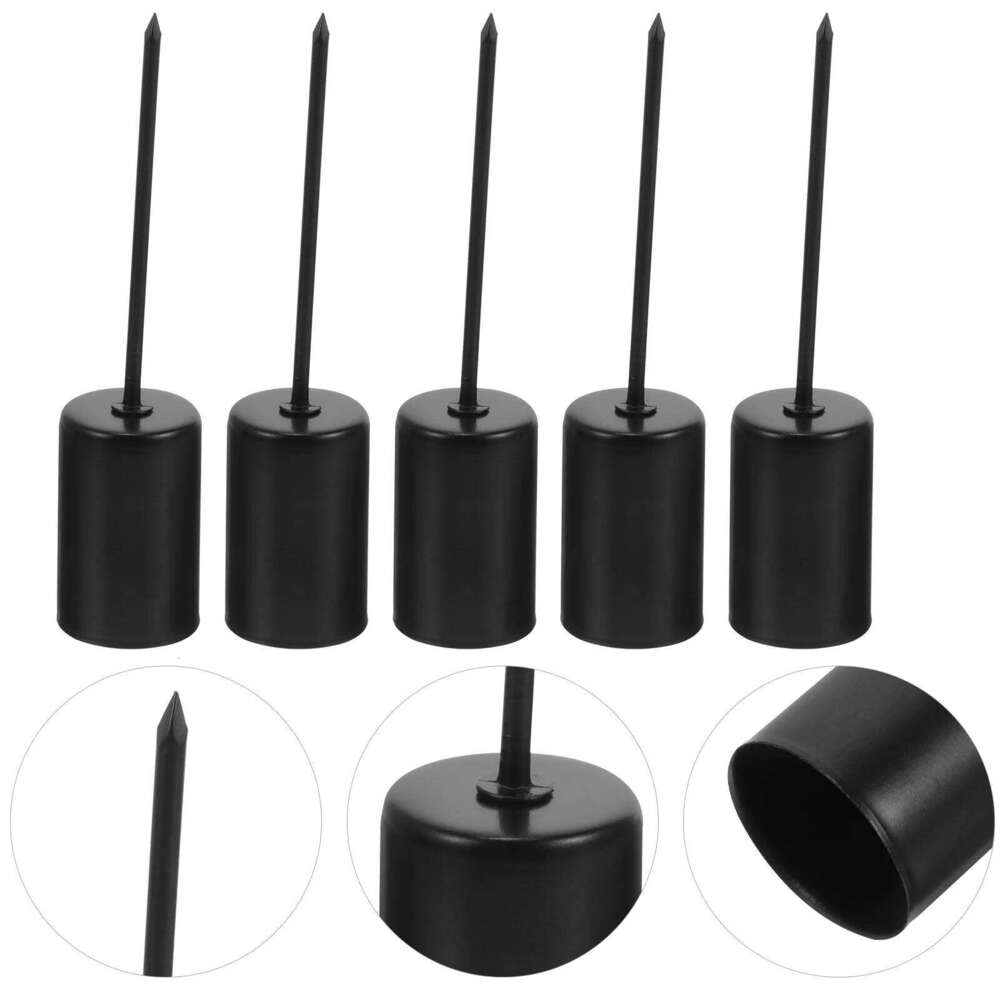 Metal Fixing Holders Cup Insert Christmas Candle Spike Holder Candlestick Festival Party Favors H260310