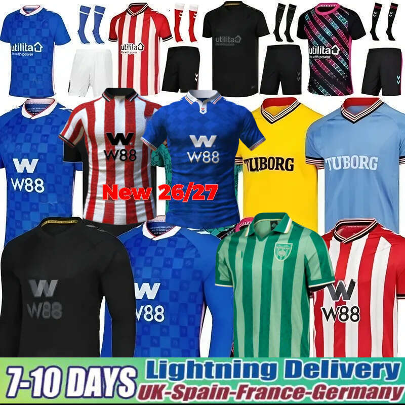 SUNDERLAND 25 26 27 NEW Soccer Jerseys STEWART SIMMS ROBERTS AMAD CLARKE DAJAKU EMBLETON EVANS O'NIEN 2025 2026 Football Shirt Men Kids Kit 3RD PRITCHARD