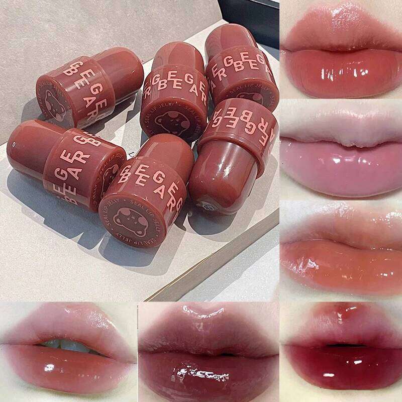 Moisturizing Seal Frozen Water Mirror Lipstick Lasting and non-fading Jelly beep Lip glaze Z260310