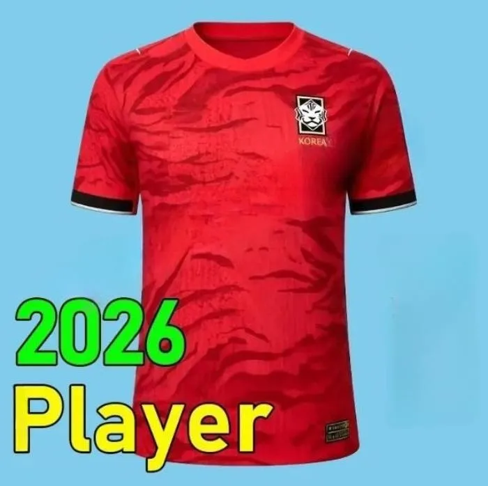 2026 World Cup South Korea soccer jerseys SON national team 26 27 H C HWANG HEECHAN KANGIN MINJAE football shirt men kids kit korea RED jersey Long Go
