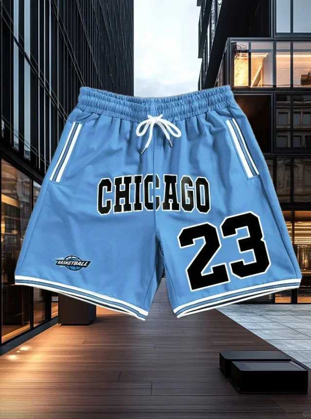 NEW The 2025/26 Summer Mens Shorts for Running Sports Casual and Fashionable 3D Digital 23 Print Are Soft and Comfortable N260310