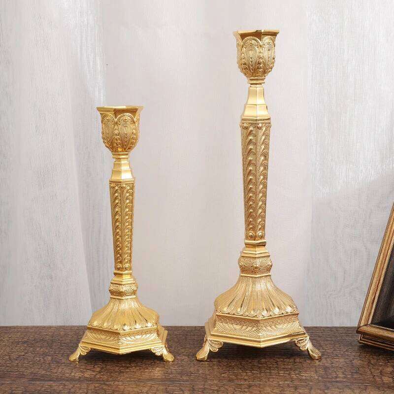 PEANDIM European Elegant Candlestick Romantic Wedding Party Candlelight Stick Candle Holders Centerpieces For Home Table Decor H260310
