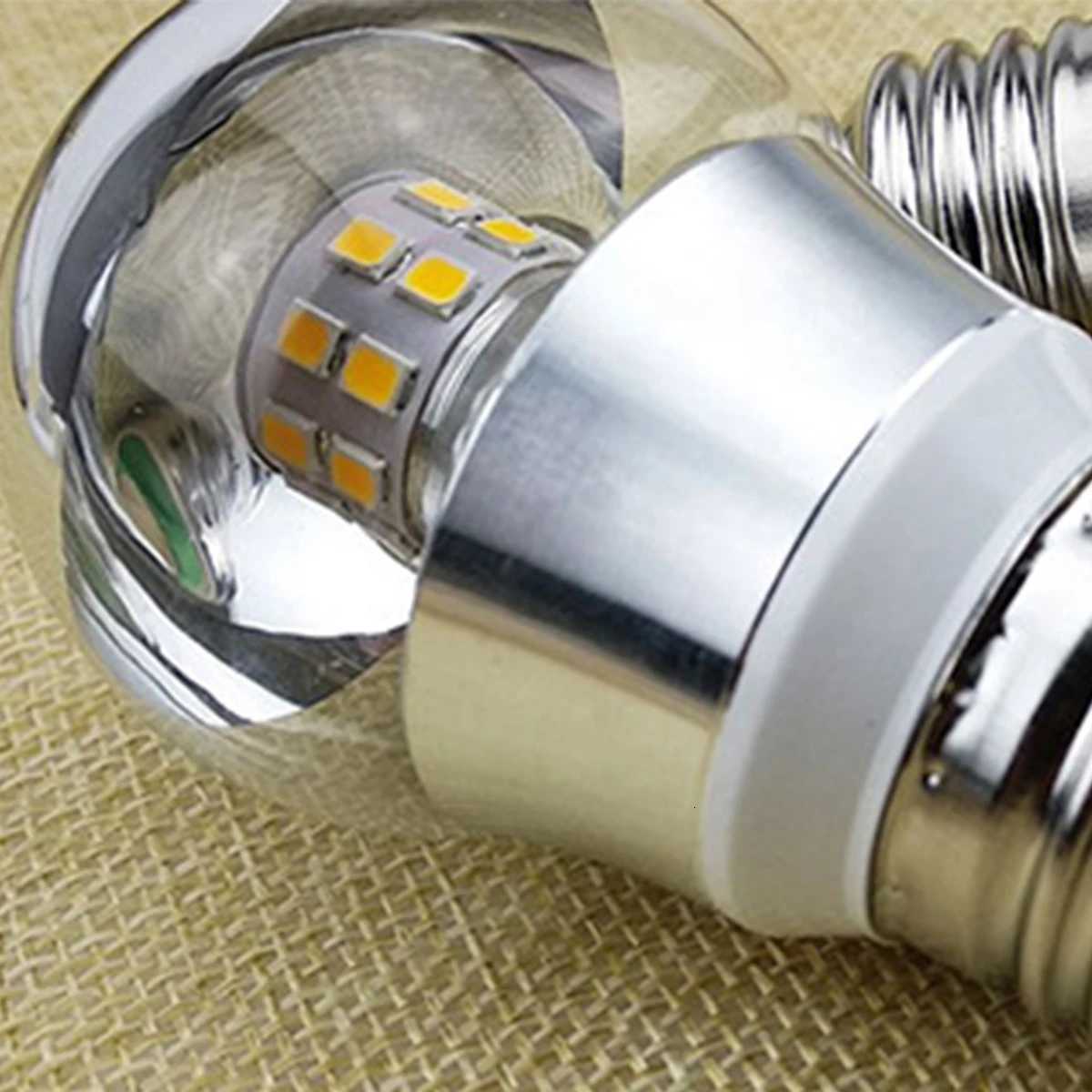 LED Mirror Bulb Half Silver Filament Led 5W E27/E14 Base Silver Bedroom House 360 Degree Angle Warm White Light Ball Lamp H260310